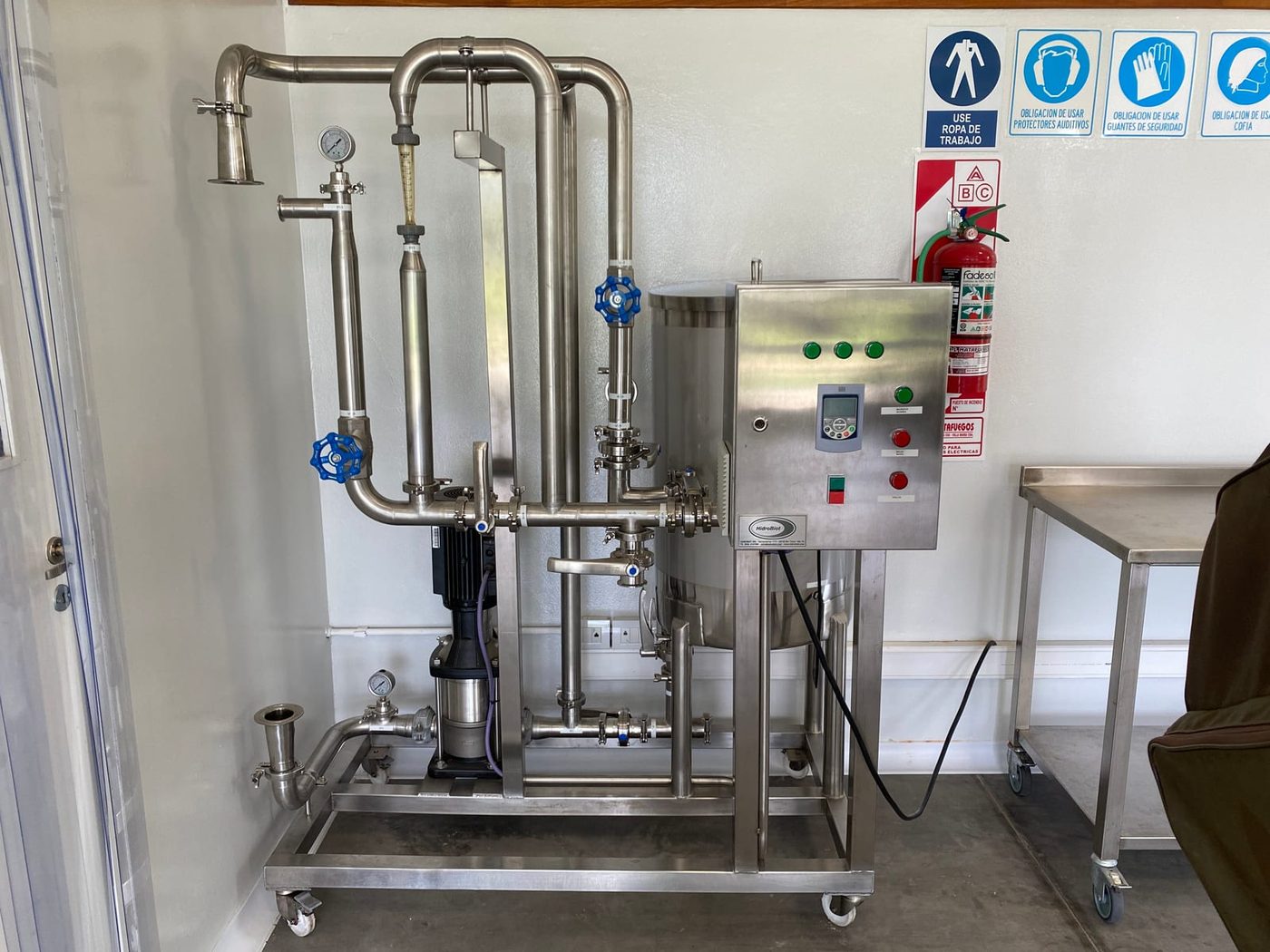Planta de pasteurización · UNVM Villa María